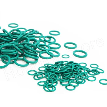 10stk CS 2mm FKM O-Ring-OD 5-70mm Grønne Fluor Gummi Ring Pakninger ID 1-66mm God Olie Modstand