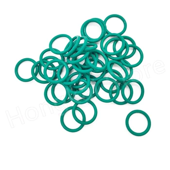 10stk CS 2mm FKM O-Ring-OD 5-70mm Grønne Fluor Gummi Ring Pakninger ID 1-66mm God Olie Modstand