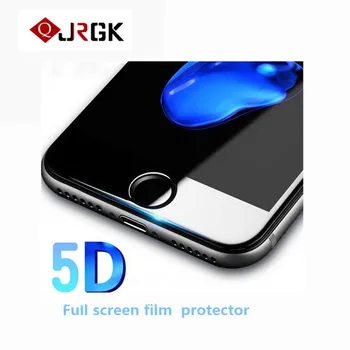 10stk/masse 5D Buet Hærdet Telefon glas film 0,2 mm ultratynde Til Iphone 7/7plus/8/8 plus/ Iphone X Screen Protector Glas