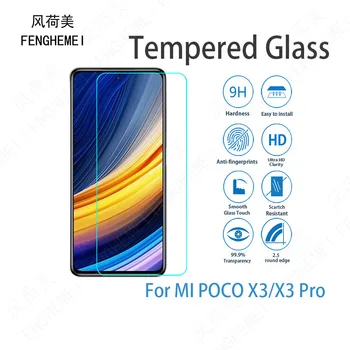 10stk/Masse Til Xiaomi MI POCO X3 Pro FENGHEMEI Hærdet Glas Skærm Protektor