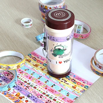 10stk/pack Multi-farve Tape Scrapbooking Masking Tape DIY Dekorative klæbebånd, Papir koreanske Brevpapir, Klistermærker