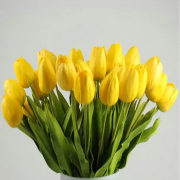 10stk Tulip Kunstig Blomst Latex Rigtige Touch-Bridal Wedding Bouquet Home Decor Fødselsdag Bryllup Dekoration Falske Blomst