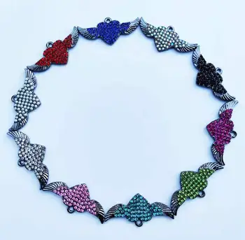 10stk vinger hjerte charms til kvinder DIY smykker tilbehør H20