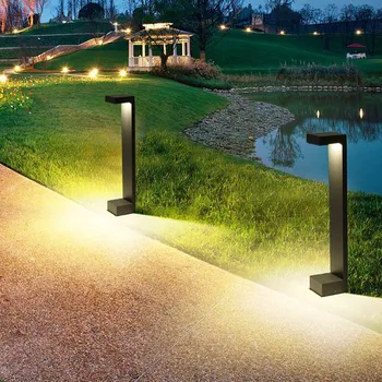 10W COB LED Haven Vandtæt Græsplæne Lampe Moderne Aluminium Vej Jorden Søjle Lys Udendørs Villa Landskab Pullerter Lampe