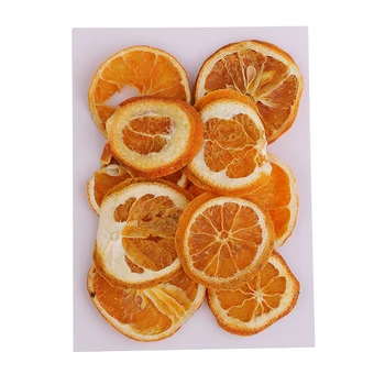 10x Presset Frugt Appelsin Skiver Udsmykning DIY Kunst Gave Håndværk i Hjemmet Indretning