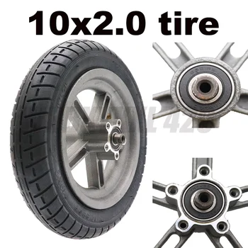 10x2 dæk for Xiaomi Mijia M365 El-Scooter 10 inches nylon dæk hjul hub Opgraderet Tykkere slidstærke Hjul Dæk