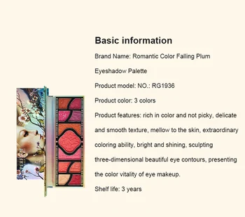 11 Farver Gamle Relief Blomst Eyeshadow Palette Kinesiske Ædel Stil Makeup Pearly Pailletter Luxury Eye Shadow Dropship TSLM1