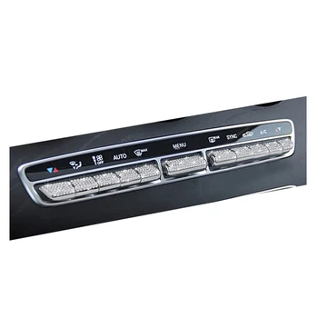 11Pcs Aircondition Kontrol Switch Dækning AC Knapper Caps til Mercedes Benz AMG W205 X253 C GLC Klasse Bling Interiør