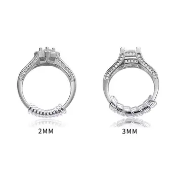 12 Pack 4 Størrelser Spiral Tightener Ring Size Adjuster For Løs Vagt Ring Smykker