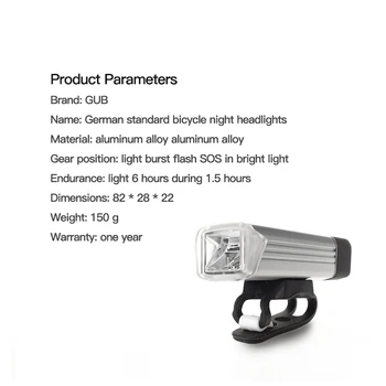 1200mAh Cykel forlygter USB-opladning nye cykel lys Aluminium legering forlygter Cykling lommelygte, Cykel Tilbehør