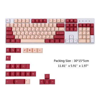 129Keys PBT-Tasterne Cherry Profil DYE-SUB Keycap for cherry MX Skifte Mekanisk Tastatur Daling Tema Keycap