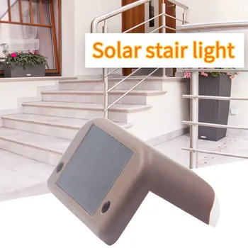 12Pcs Soldrevne Dæk Lys Solar Trin Lys Udendørs Vandtæt LED Hegn Varm Lampe for Pathway Baghave Indlæg