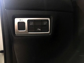 15-18 for Mazda CX-3 CX3 2016 2017 2018 abs Tilbehør Indvendige Bil Forlygte Foran Skift-knappen Frame Cover Trim 1stk