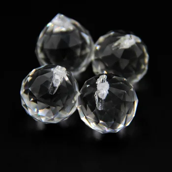 15 mm-100 mm Glas Krystaller Til Lysekroner Facetteret Hængende Bolden Krystal Dråber For at Lysekrone Dele Til boligindretning