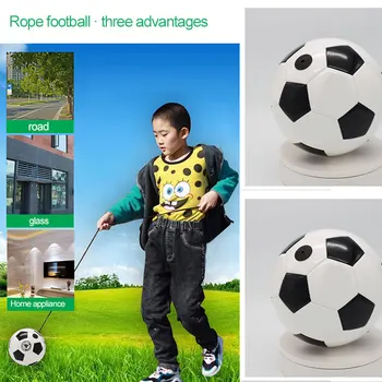 15cm Børn fodboldkamp Praksis PVC Kick Uddannelse Nybegynder slidstærke Sport Udendørs Spiller Med Snor til Udstyr
