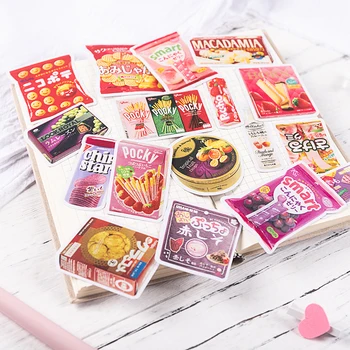 15Pcs/Pack Japansk Tegnefilm Snack Pink Pige Mærkat DIY Håndværk Scrapbooking Album Junk Tidende Glad Planner Dekorative Klistermærker