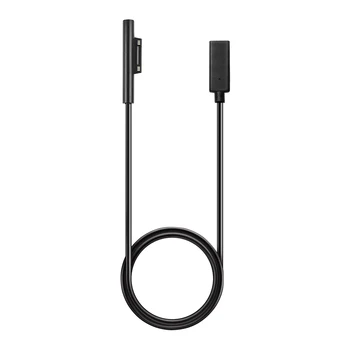 15V/4A USB-C Opladning Kabel Kompatibel med Microsoft Surface Pro 7 / 6 / 5 / 4 / 3 Bærbar Kvindelige Type-C-Stik Ledning