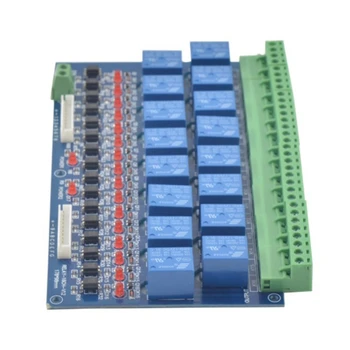 16CH Relay Switch DMX512-Controller,relæudgang,DMX Relæ Kontrol,16Way Relay Switch DC12V Main-Board & DMX-RELÆ-16CH