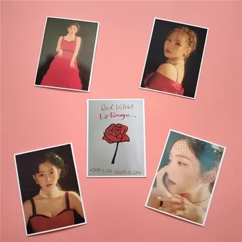 16Pcs/set KPOP Red Velvet Fotos Omkring Koncerten La Rouge Album fotokort PVC Kort Self Made LOMO-Kort Photocard