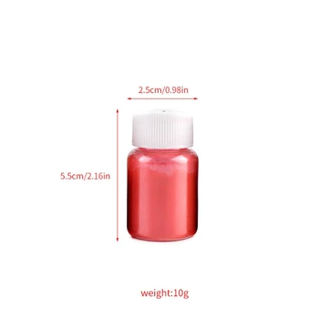18 Farver, Glimmer Pulver Epoxy Harpiks Farve Pigment Farve Kosmetiske Klasse Glimmer Pulver Dropshipping