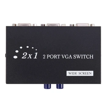 1920X1440 Vga-Switch 2-I-1-2-Port Deling Splitter-Boksen med 4Kx2K 3D Mini 3-Port HDMI Switch 1.4 B 4K-Switcher