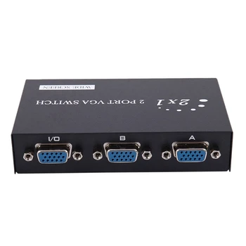 1920X1440 Vga-Switch 2-I-1-2-Port Deling Splitter-Boksen med 4Kx2K 3D Mini 3-Port HDMI Switch 1.4 B 4K-Switcher