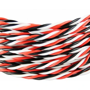 1M 3.62 fødder 22AWG Kabel-wire el-Ledninger, Fortinnet kobbertråd Servo kabel-3-vejs 60 core twisted pair servo føre