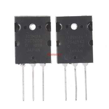 1pair 2SA1943 2SC5200 TIL-3PL Silicium NPN + PNP Audio Forstærkere Transistor Engros PNP Power Transistor Mode