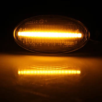 1Pair blinklys Lys LED Bil Dynamisk sidemarkeringslygter Blinklys Lys, der Strømmer Vand Lys For Suzuki Swift Jimmy Vitara SX4 Alto