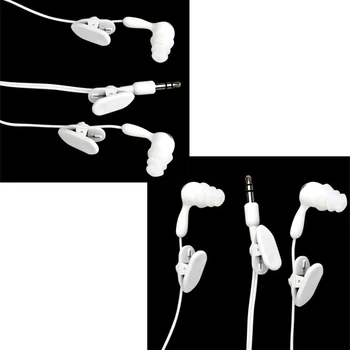 1pair Vandtætte Hovedtelefoner Udskiftning Undersøiske Hovedtelefoner Bærbare iPod, Mp3-MP4-Headset Hvid