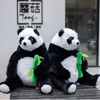 1PC 50cm Store Størrelse Søde Buttede Panda Dukke Plys Legetøj Baby Bjørn Pude Tegnefilm Panda Dukke Kids Legetøj Baby Fødselsdag Gave Til Børn