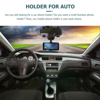 1pc Bil bakspejl Mobiltelefon Holder Telefonen Holder til Auto