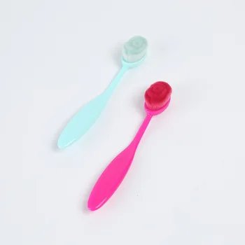 1pc Lange Håndtag Steg Type Hår Foundation Make Up Børste NR.4 Kosmetiske Teethbrush Type Pulver BB Cream Beauty Dressing Værktøjer