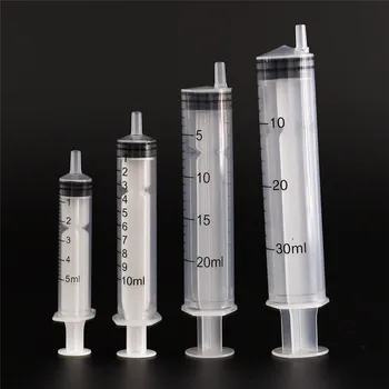 1pc Multi Størrelse 5/10/20ML Genanvendelig Plastik Sprøjte Genopfyldning Parfume Værktøj Rejse Nål Rør