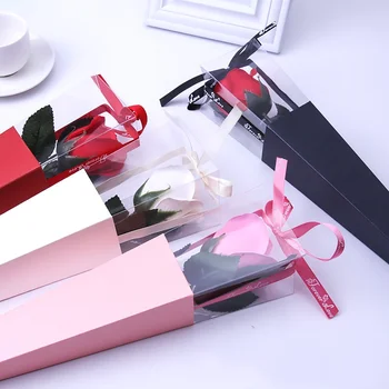 1PC Papir Kegler Buket Blomster Kurve Gifting Kasser Gaver Kreative Emballage Poser Part Indretning