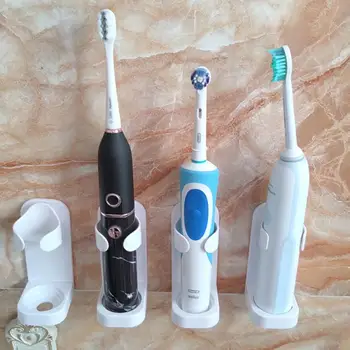 1PC Tandbørste Stå Rack Arrangør Elektrisk Tandbørste vægmonteret Holder pladsbesparende Badeværelse Home Storage-Rack Tilbehør