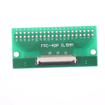 1stk Dobbelt Side 0,5 mm FFC FPC At 40P DIP 2,54 mm PCB Converter yrelsen Adapter Stik Plade PCB Stik