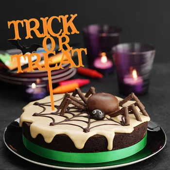 1stk Halloween Græskar Hoved Kager Topper Til Halloween Party Dekorationer Slik Cookie Dessert Chokolade Kage Dekoration af Forbrugsstoffer