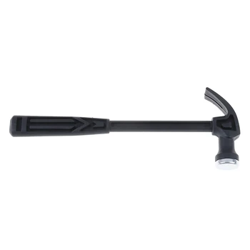 1stk Mini Claw Hammer Plast Håndtag Træbearbejdning Søm Puncher Metal Hammer Værktøj Engros 18.5 x 6.5cm