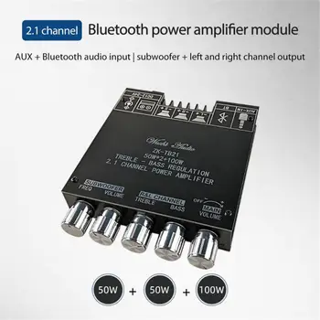 2.1-Kanal Bluetooth-Audio-Forstærker Modul Digital Forstærker yrelsen 2X50W 100W Subwoofer med Høj Effekt Hjem Musik Amplificador