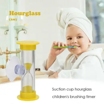2/3 Minutter Timeglas Timer Plast Håndlavet Hjem Retter Time Management med Non-slip sugekop Effektiv Køkken Gadget
