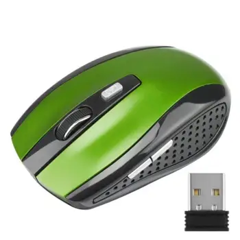2.4 GHz Trådløs Mus Justerbar DPI Mouse Optical Gaming Mouse Gamer Trådløse Mus med USB Modtager til Computeren, PC-6 Knapper