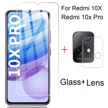 2-i-1 Kamera + skærmbeskytter Til Xiaomi Redmi 10X 5G eksplosionssikker Hærdet Glas På Redmi 10X Pro 5G beskyttende Glas