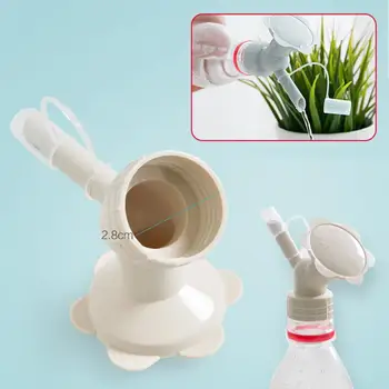 2 I 1 Plast Husstand Potteplante Waterer Bærbare Vand Dåser Sprinkler Dyse Til Blomst Waterers Flaske Vanding
