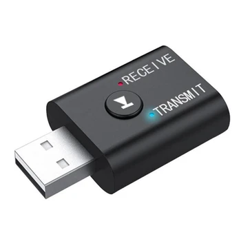2-I-1 USB Bluetooth-o-Sender-Modtager-Adapter HiFi Trådløse o-Adapter 3,5 mm AUX-Kabel til TV, PC Bil