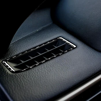2 PC ' Auto Bil Carbon Fiber Dashborad luftskrue, Trimmer Vind Outlet Dekoration Klistermærker til Lexus IS250 Tilbehør