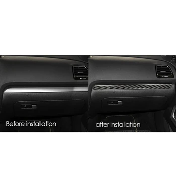 2 Pc ' er Til-Scirocco R RHD Tilbehør 2009-2016 Carbon Fiber Indvendige Bilens Instrumentbræt Dekoration Strip Højre & Venstre