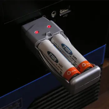 2 Slots USB-NiMH Batteri Oplader AA/AAA Universal Genopladeligt Batteri Adapter til Opladning Af Batterier til Magten Tilbehør