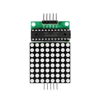 2 STK/MASSE MAX7219 8*8 Dot Matrix Modul Microcontroller Modul Display Modul MCU LED Display Kontrol-Modul Til 5V