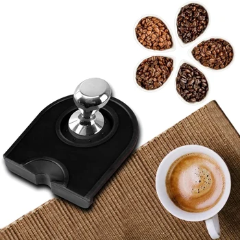 2 Stk Silikone Og Fjerne Måtter,Og Manipulation Hjørne Måtter Pad Værktøj Anti-Skid Espresso Silikone Måtten (Sort+Kaffe)
